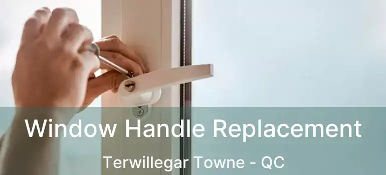  Window Handle Replacement Terwillegar Towne - QC