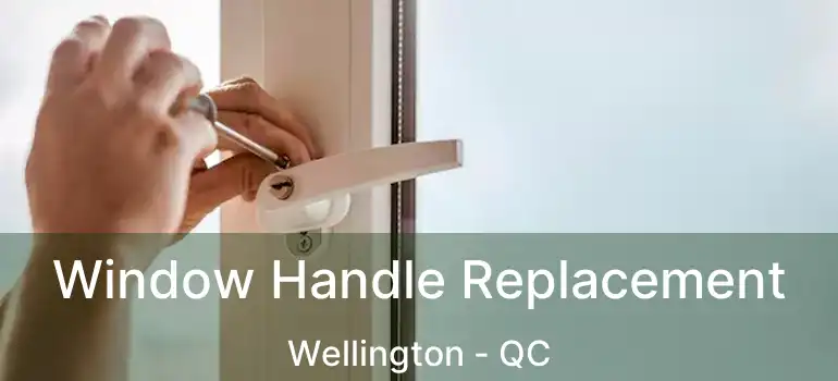  Window Handle Replacement Wellington - QC