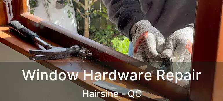  Window Hardware Repair Hairsine - QC