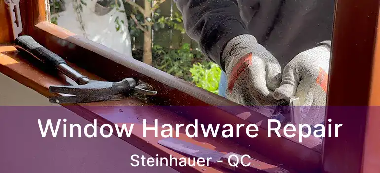  Window Hardware Repair Steinhauer - QC