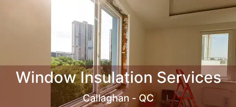  Window Insulation Services Callaghan - QC