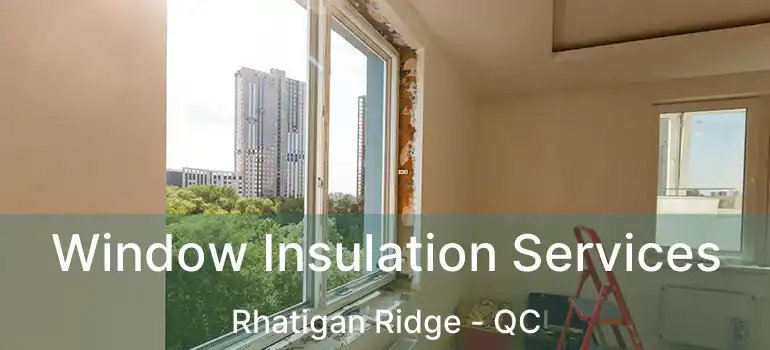  Window Insulation Services Rhatigan Ridge - QC