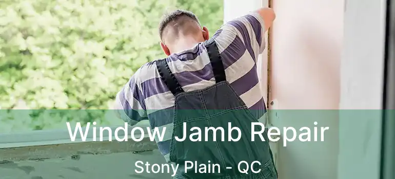  Window Jamb Repair Stony Plain - QC