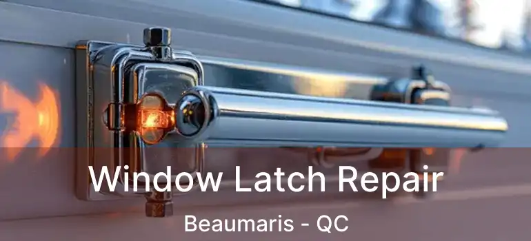  Window Latch Repair Beaumaris - QC