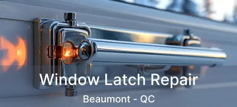  Window Latch Repair Beaumont - QC