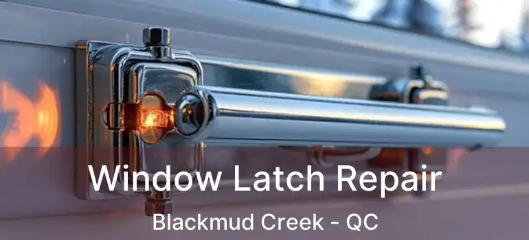  Window Latch Repair Blackmud Creek - QC