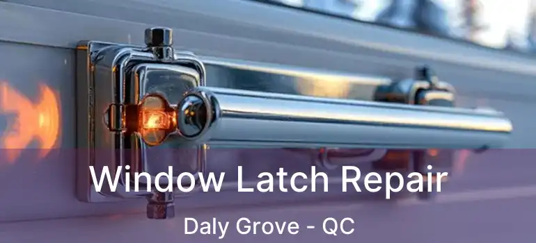  Window Latch Repair Daly Grove - QC