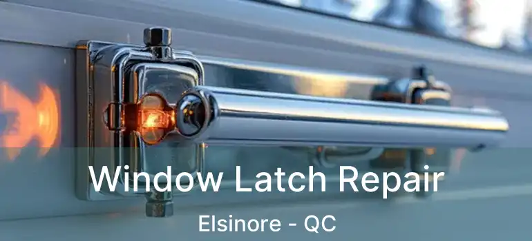  Window Latch Repair Elsinore - QC