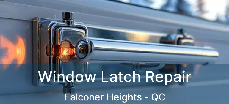  Window Latch Repair Falconer Heights - QC