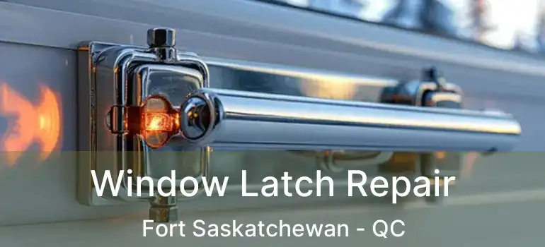  Window Latch Repair Fort Saskatchewan - QC