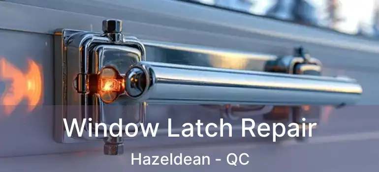  Window Latch Repair Hazeldean - QC