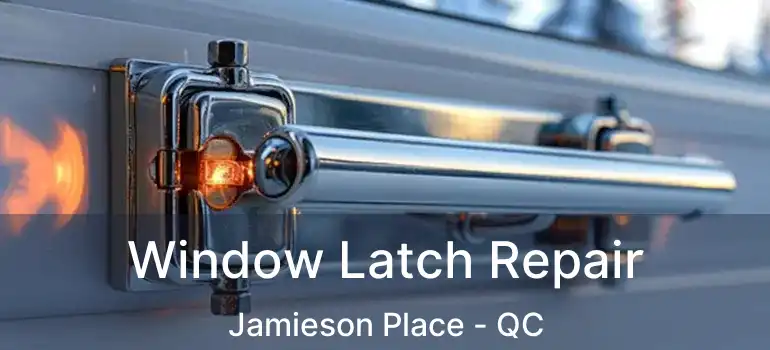  Window Latch Repair Jamieson Place - QC