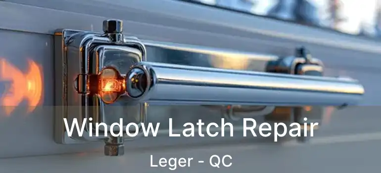  Window Latch Repair Leger - QC