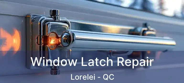  Window Latch Repair Lorelei - QC