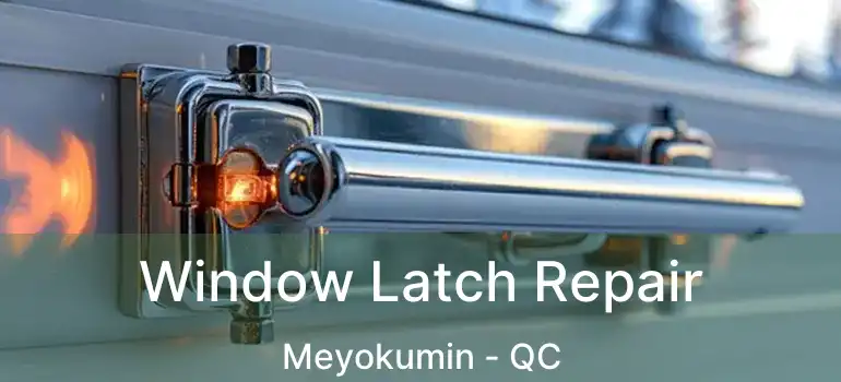  Window Latch Repair Meyokumin - QC