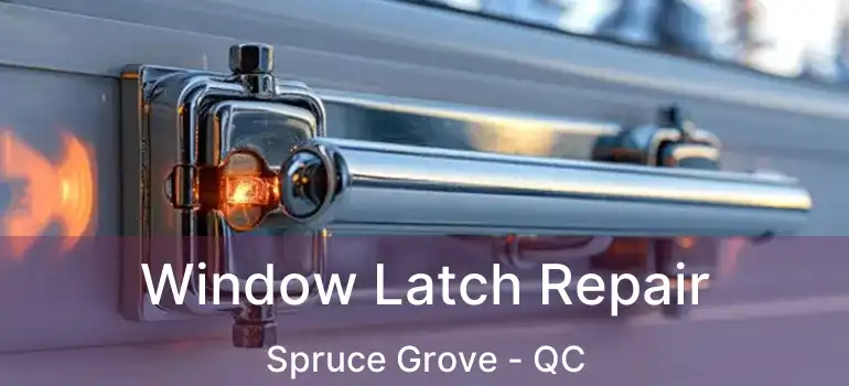  Window Latch Repair Spruce Grove - QC
