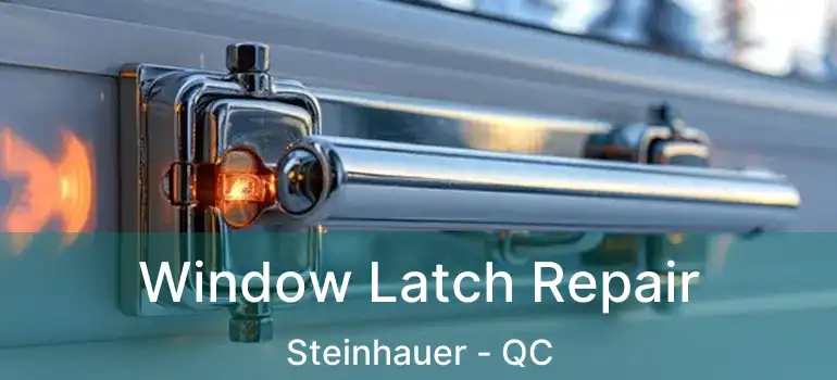  Window Latch Repair Steinhauer - QC