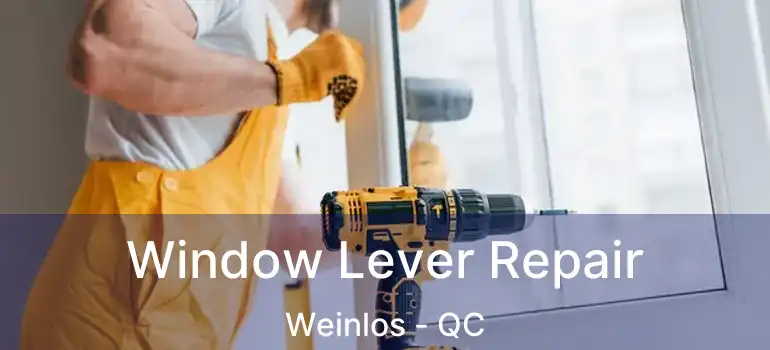  Window Lever Repair Weinlos - QC