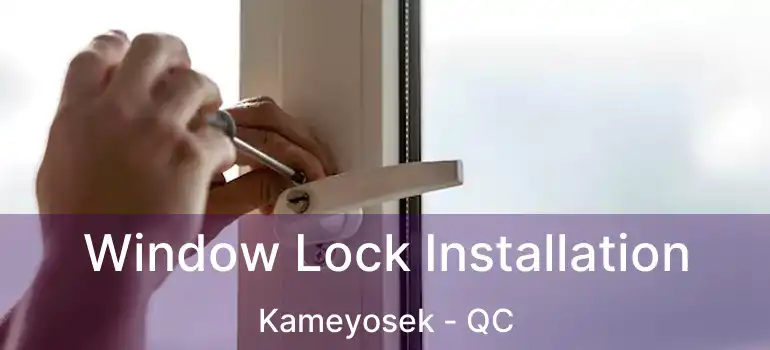  Window Lock Installation Kameyosek - QC