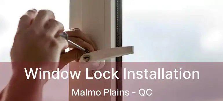  Window Lock Installation Malmo Plains - QC