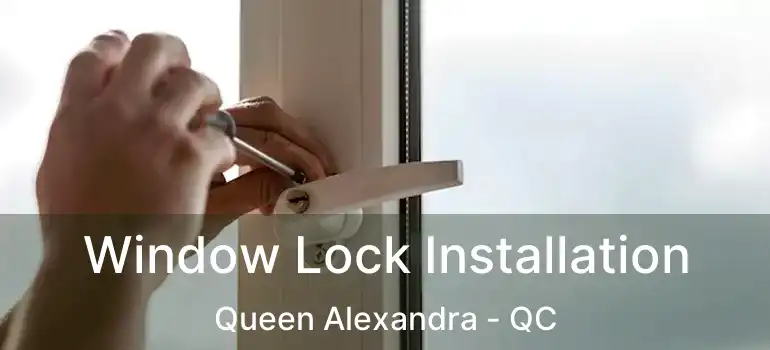  Window Lock Installation Queen Alexandra - QC