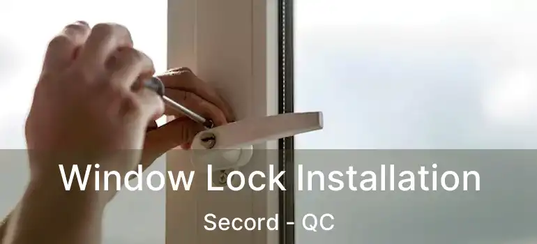  Window Lock Installation Secord - QC