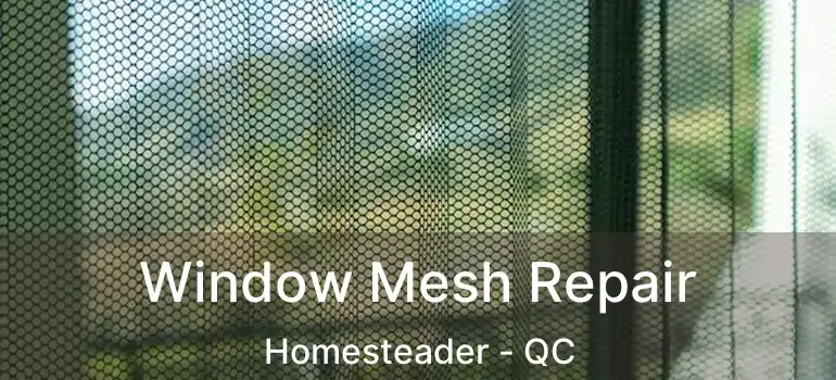  Window Mesh Repair Homesteader - QC