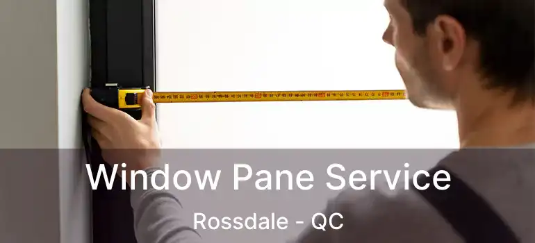  Window Pane Service Rossdale - QC