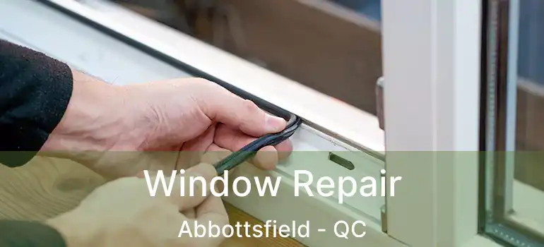  Window Repair Abbottsfield - QC