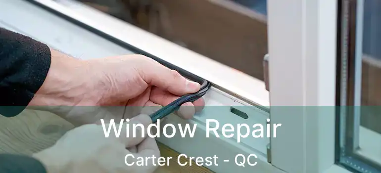  Window Repair Carter Crest - QC