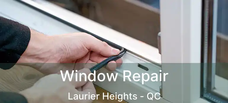  Window Repair Laurier Heights - QC
