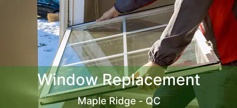  Window Replacement Maple Ridge - QC