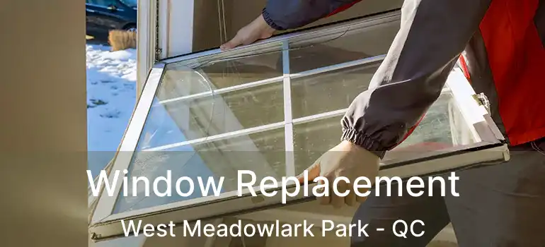  Window Replacement West Meadowlark Park - QC