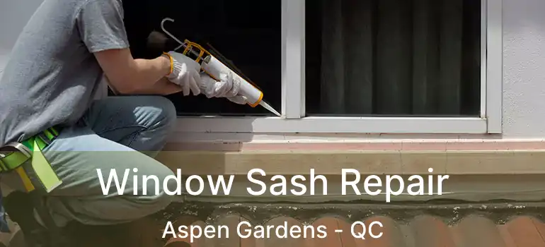  Window Sash Repair Aspen Gardens - QC