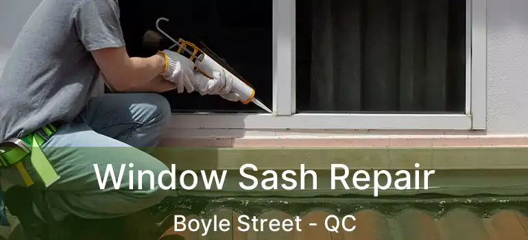  Window Sash Repair Boyle Street - QC