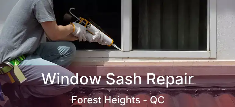  Window Sash Repair Forest Heights - QC