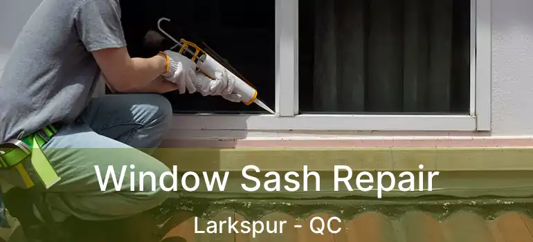  Window Sash Repair Larkspur - QC