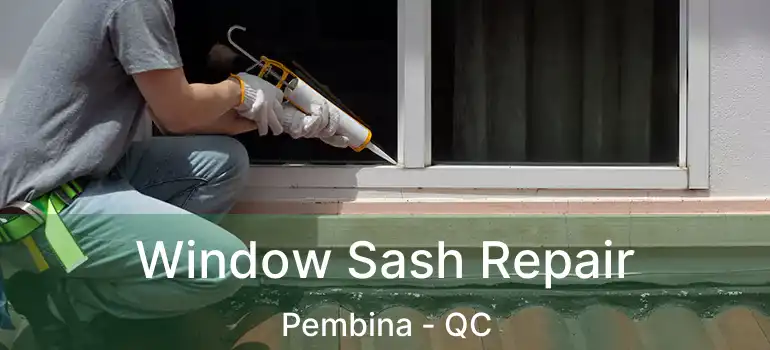  Window Sash Repair Pembina - QC