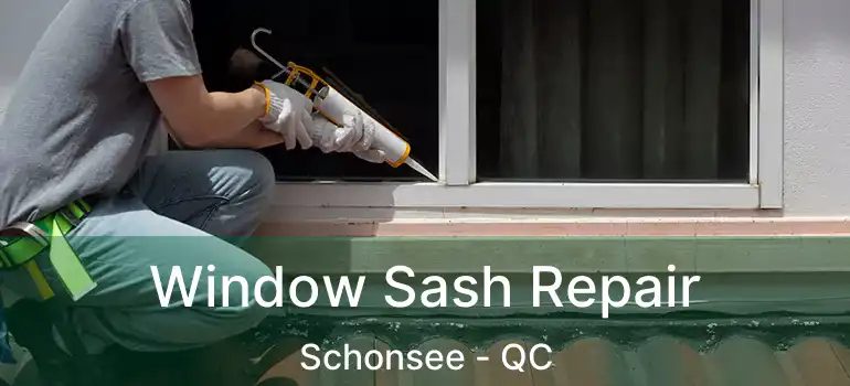  Window Sash Repair Schonsee - QC