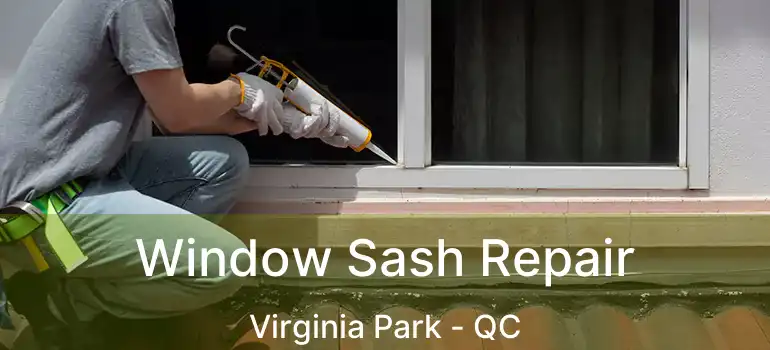 Window Sash Repair Virginia Park - QC