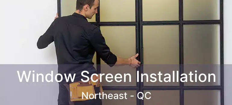  Window Screen Installation Northeast - QC