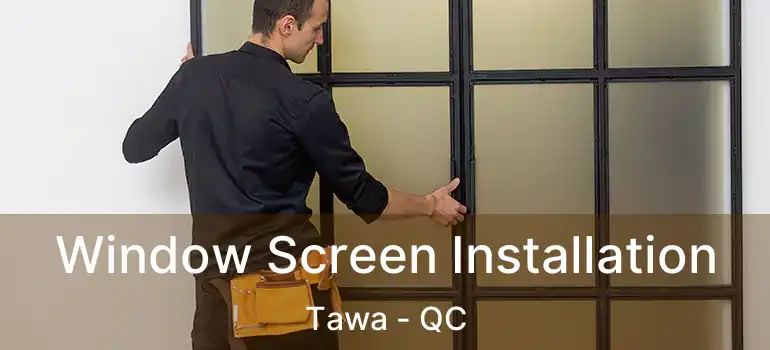  Window Screen Installation Tawa - QC