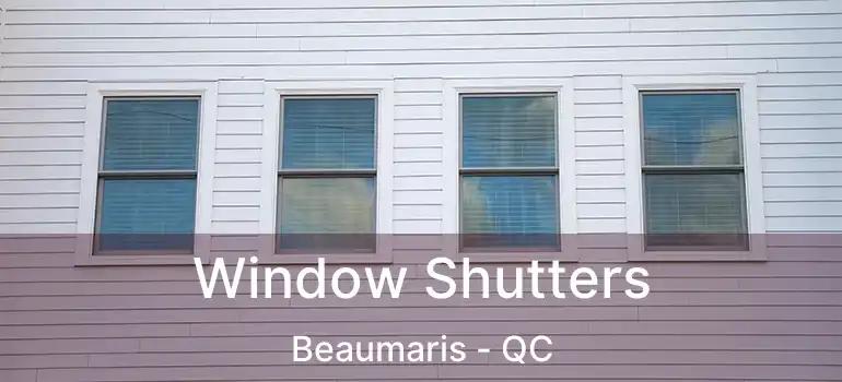  Window Shutters Beaumaris - QC