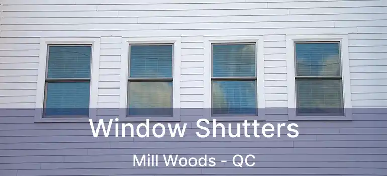  Window Shutters Mill Woods - QC