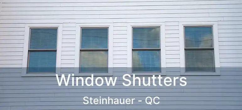  Window Shutters Steinhauer - QC