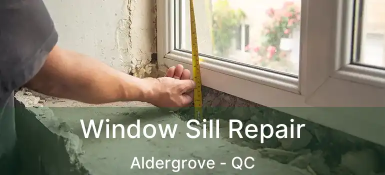  Window Sill Repair Aldergrove - QC