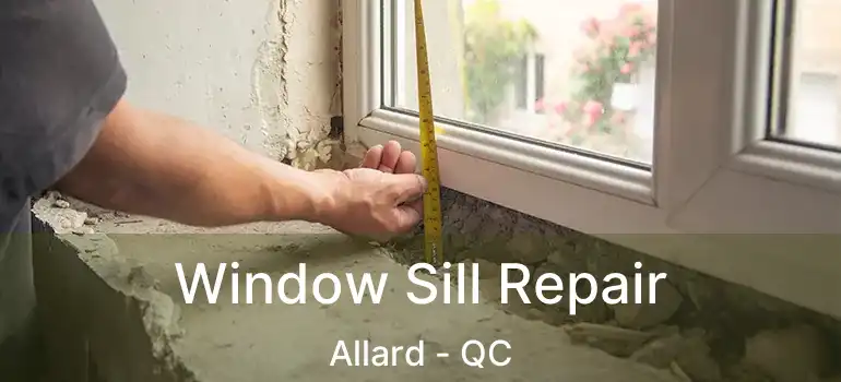  Window Sill Repair Allard - QC