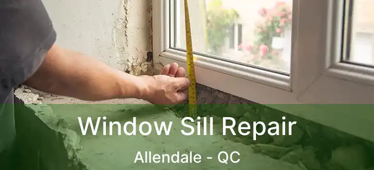  Window Sill Repair Allendale - QC