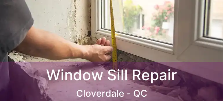  Window Sill Repair Cloverdale - QC