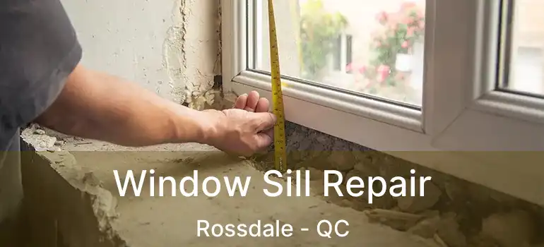  Window Sill Repair Rossdale - QC